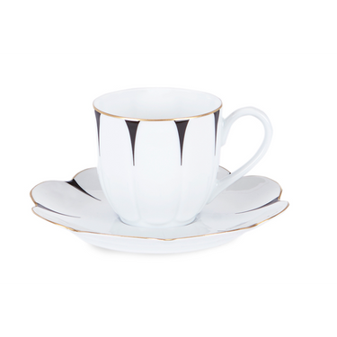 Drops Coffee Cup with Saucer