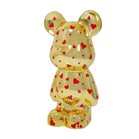 Balloon Money Bank Bear with Hearts