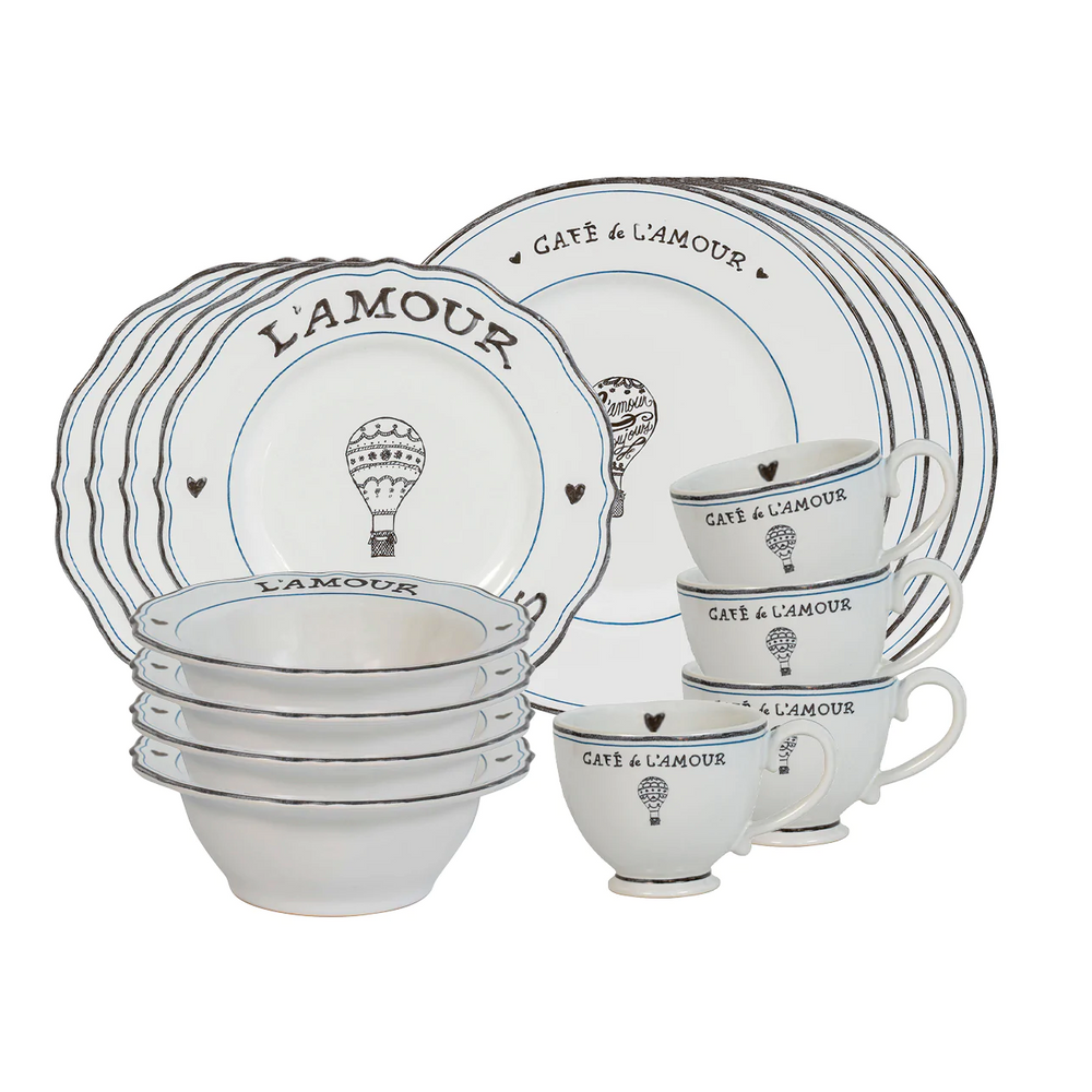 L'Amour Toujours 16 Piece Setting
