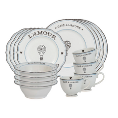 L'Amour Toujours 16 Piece Setting