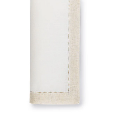 Filetto Napkins, White/Gold, Set of 4