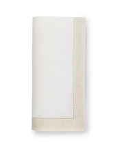 Filetto Napkins, White/Gold, Set of 4