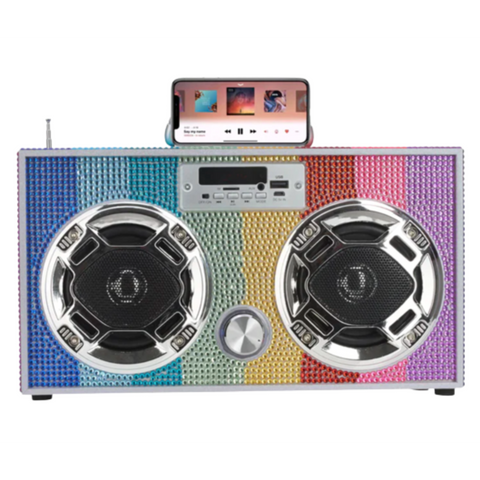 Rainbow Mini Boombox