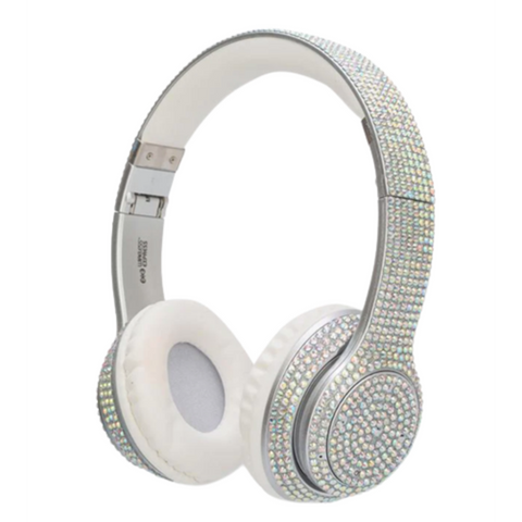 Bluetooth Stereo Iridescent Bling Headphones