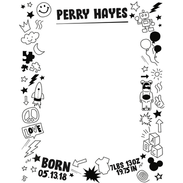 Personalized Acrylic Frame, Voltage