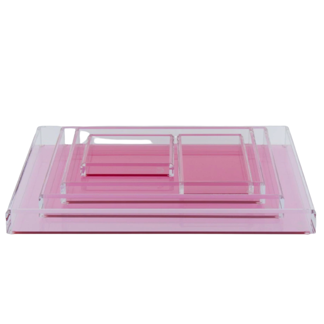 Acrylic Tray, Rose