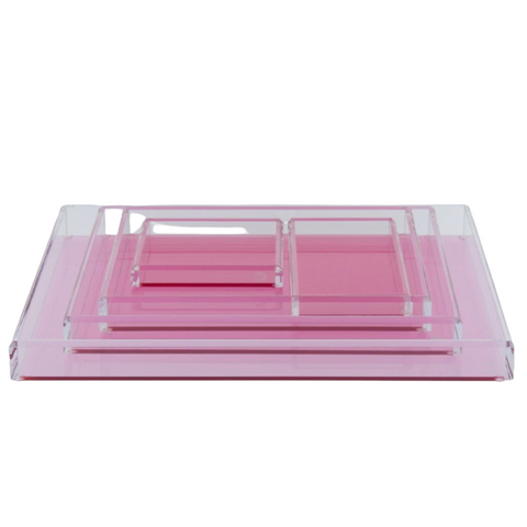 Acrylic Tray, Rose