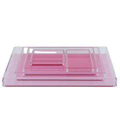 Acrylic Tray, Rose