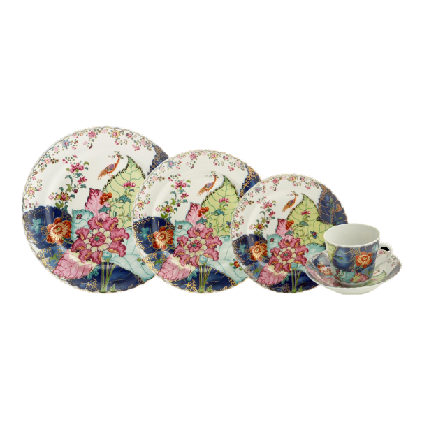 Tobacco Leaf Five Piece Place Setting