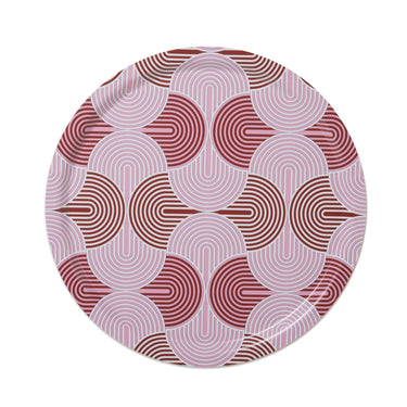 Slinky Round Printed Tray
