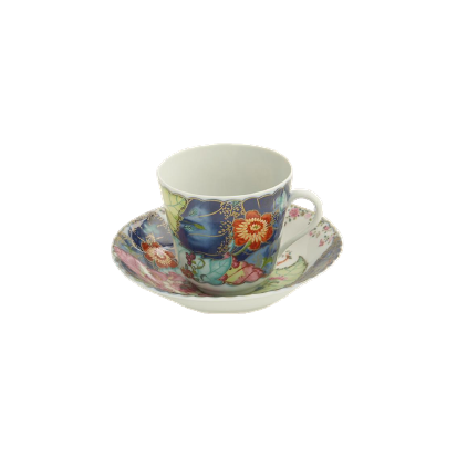 Tobacco Leaf Tea Cup & saucer