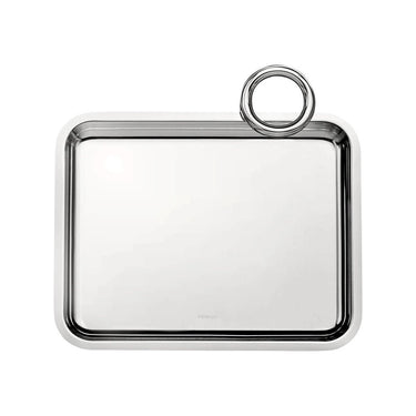 Vertigo Silver-Plated Rectangular Tray
