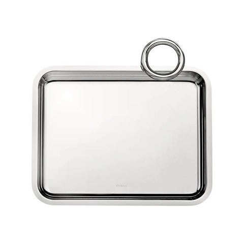 Vertigo Silver-Plated Rectangular Tray