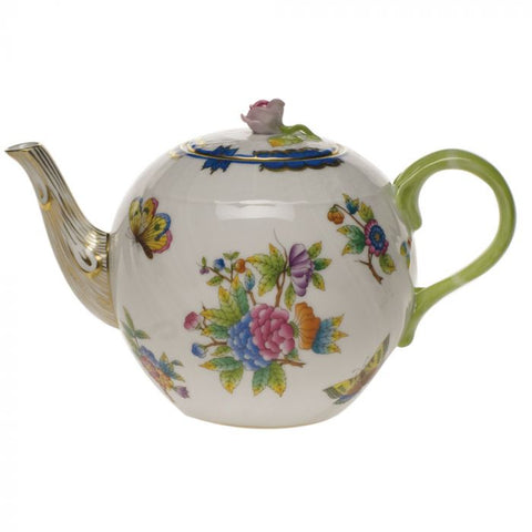 Queen Victoria Teapot w/ Rose