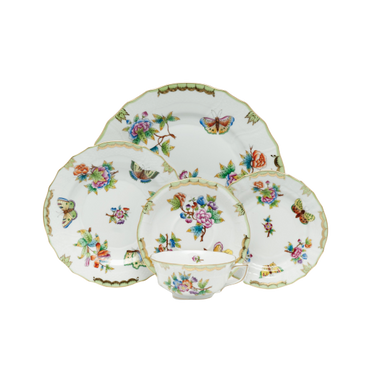 Queen Victoria Dinnerware, Green