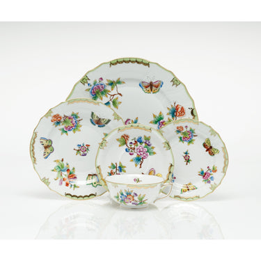 Queen Victoria Dinnerware, Green