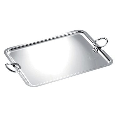 Vertigo Silver-Plated Tray, Extra Large