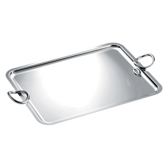 Vertigo Silver-Plated Tray, Extra Large