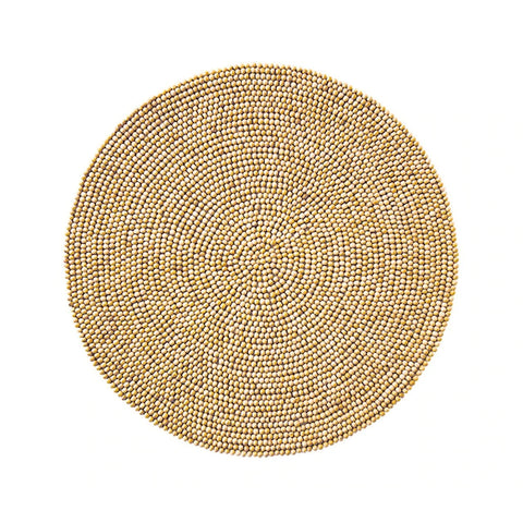 Wood Round Placemat, Set of 4