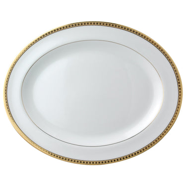 Athena Gold Oval Platter, 13"