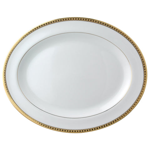 Athena Gold Oval Platter, 13