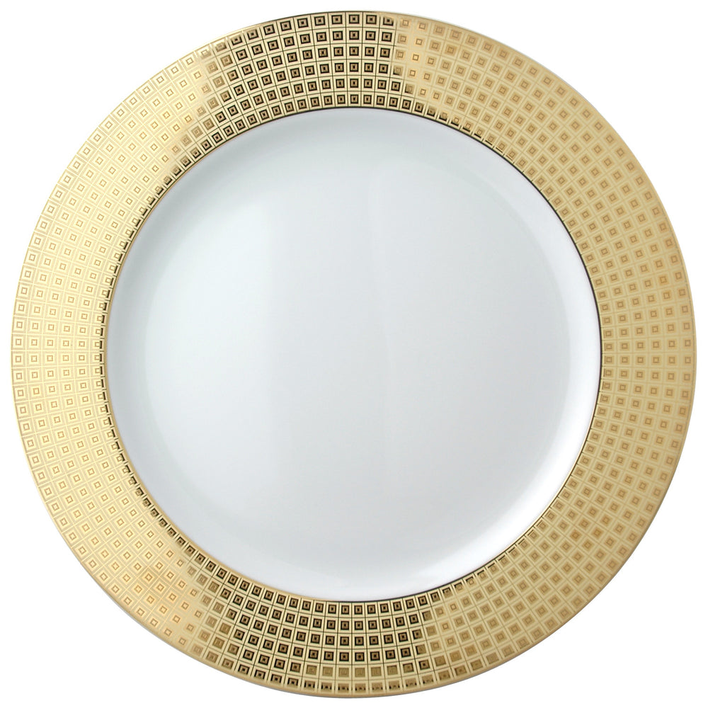 Athena Gold Service Plate, 12"