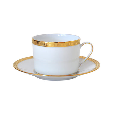 Athena Gold Tea Cup & Saucer