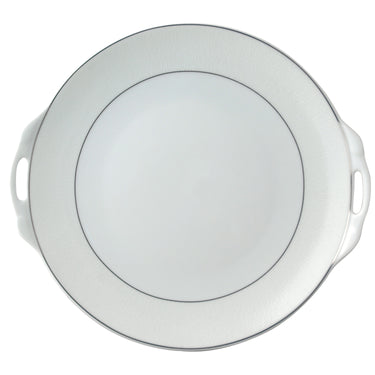 Dune Cake Plate with Handles, 11"