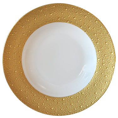 Ecume Gold Rim Soup, 11.6"