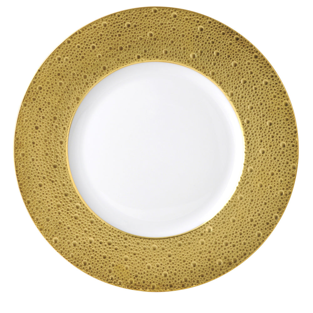 Ecume Gold Service Plate, 12.5"