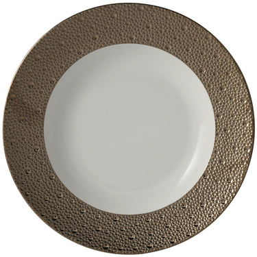 Ecume Platinum Rim Soup, 11.6"