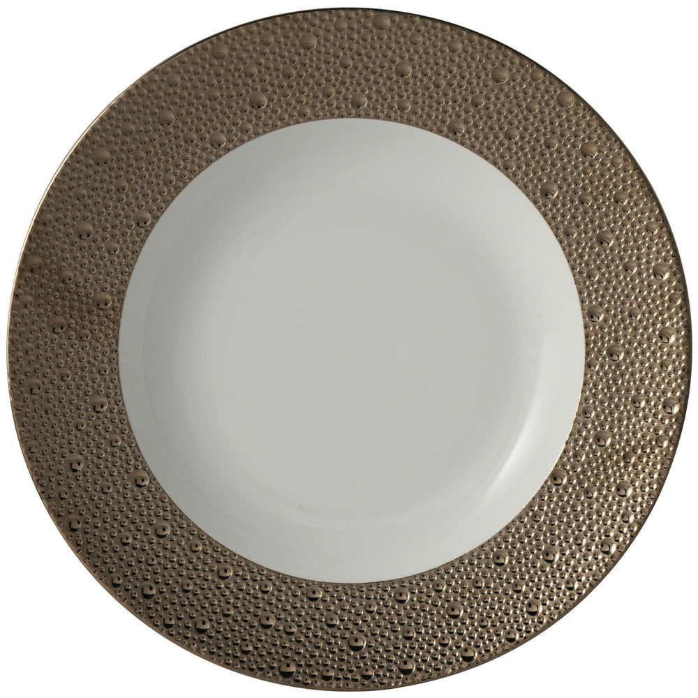 Ecume Platinum Rim Soup, 9"