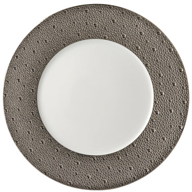 Ecume Platinum Service Plate, 11.4"