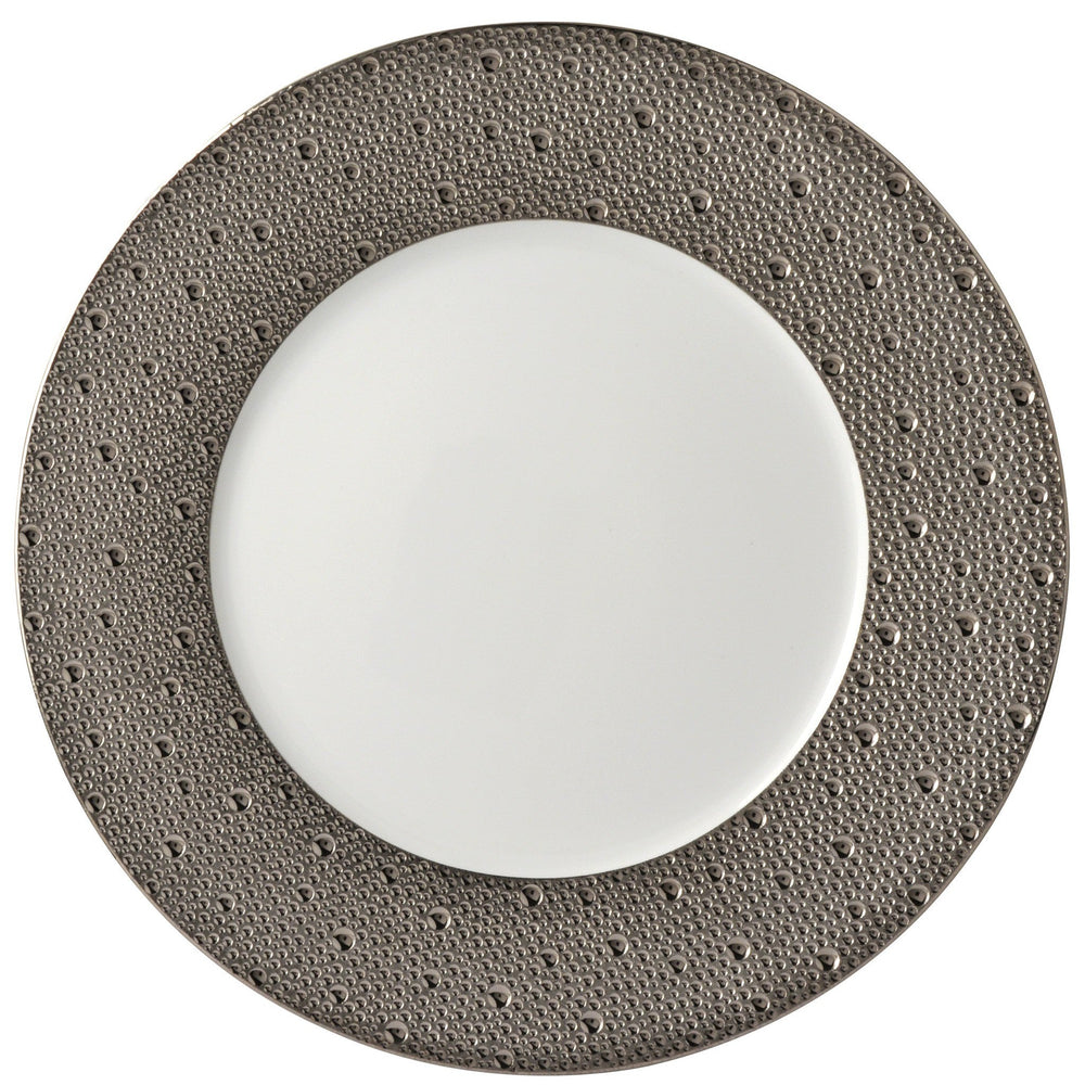 Ecume Platinum Service Plate, 11.4"