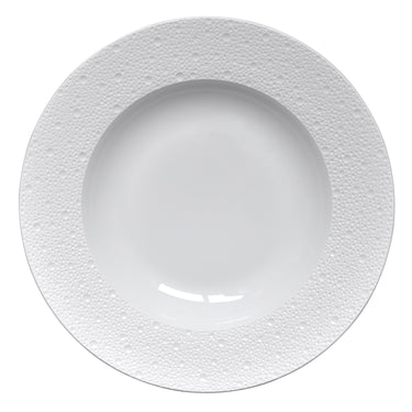 Ecume White Rim Soup, 11.6"