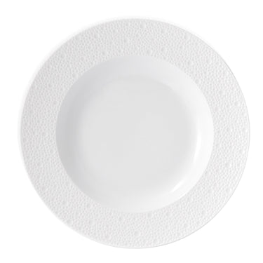 Ecume White Rim Soup, 9"
