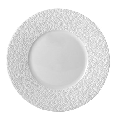 Ecume White Salad Plate, 8.5"