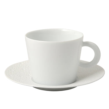 Ecume White Tea Cup & Saucer
