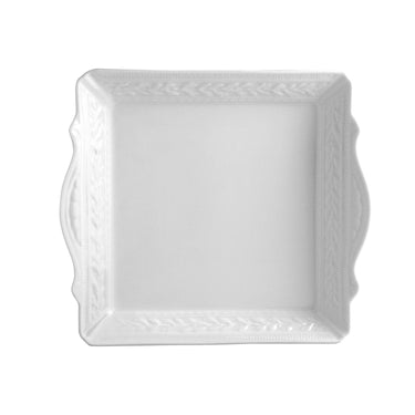 Louvre Square Handled Tray, 9.5 x 9.5"