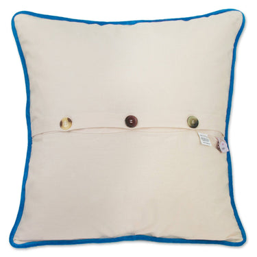 Miami Hand Embroidered Pillow