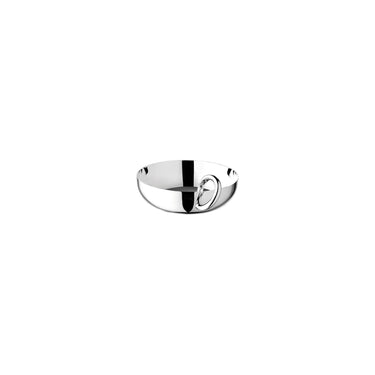 Vertigo Silver-Plated Snack & Trinket Bangle Bowl, Small