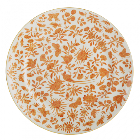 Sacred Bird & Butterfly Dinner Plate