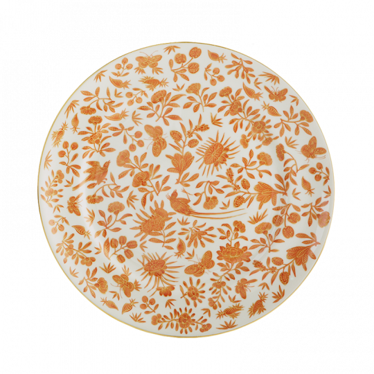 Sacred Bird & Butterfly Dessert Plate