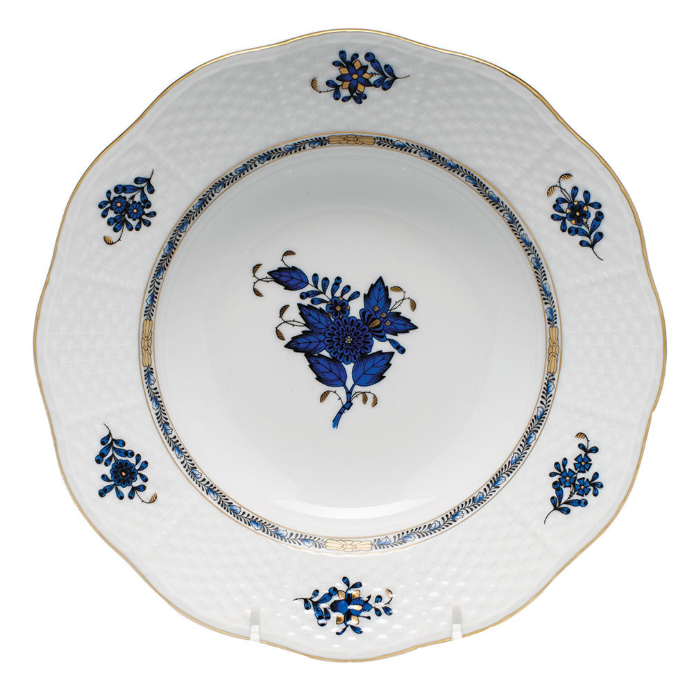 Chinese Bouquet Rim Soup Plate