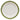 Fish Scale Dinner Plate Evergreen