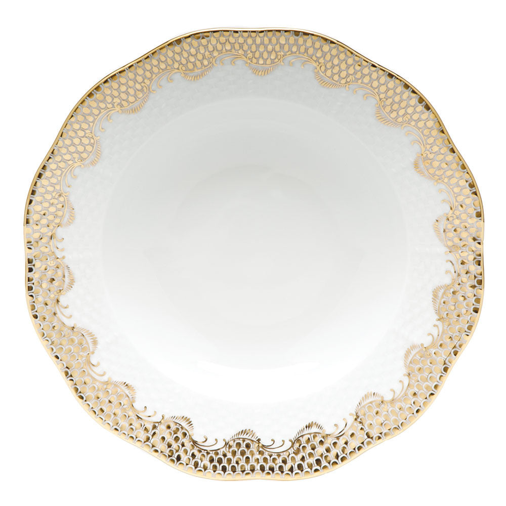 Fish Scale Rim Soup Plate