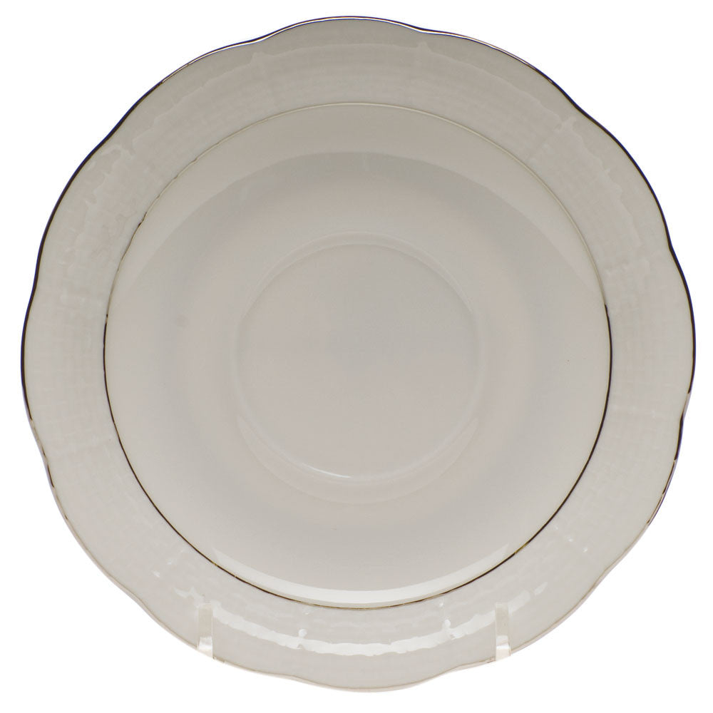 Platinum Edge Tea Saucer