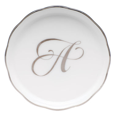Platinum Monogram Coaster