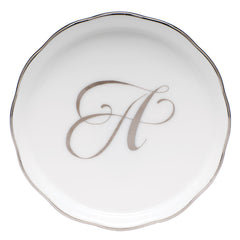 Platinum Monogram Coaster