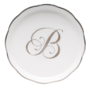 Platinum Monogram Coaster